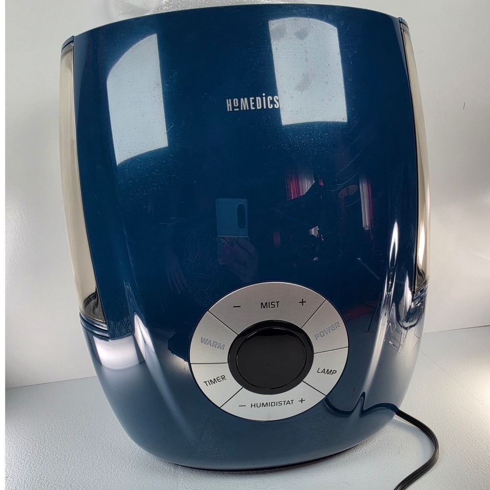 HoMedics Warm and Cool Mist Ultrasonic Humidifier Navy Blue UHE-WM62